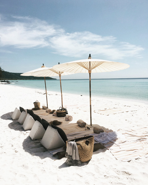 Tropical Island Picnic, Song Saa Private Island, Cambodia by ELSEWHERE