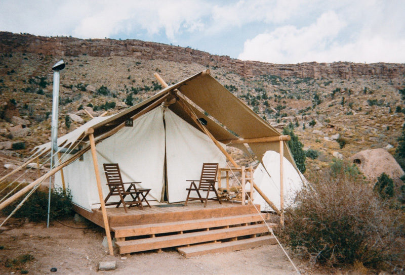 Under Canvas Glamping Tent at Zion National Park